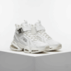 AeroRise High-Top Air Cushion Sneakers – Triple White